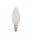 ΛΑΜΠΑ LED FILAMENT MILKY C35 E14 4W 4000K (ΦΥΣΙΚΟ ΛΕΥΚΟ) 460Lm LEDISONE-2-SOFT 1514710 VITO