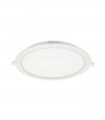 ΧΩΝΕΥΤΟ ΦΩΤΙΣΤΙΚΟ PANEL LED ΣΤΡΟΓΓΥΛΟ DOWNLIGHT ΛΕΥΚΟ ERIKA-R Φ225x31mm 18W 6000K (ΨΥΧΡΟ ΦΩΣ) 1818Lm  2025130 VITO