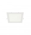 ΧΩΝΕΥΤΟ ΦΩΤΙΣΤΙΚΟ PANEL LED ΤΕΤΡΑΓΩΝΟ ΛΕΥΚΟ SLIM RECESSED LENA-SX 295x295x20mm 24W 6000K (ΨΥΧΡΟ ΦΩΣ) 2400Lm 2024170 VITO