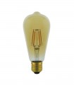 ΛΑΜΠΑ LED FILAMENT ST64 6W E27 2500K (ΘΕΡΜΟ ΦΩΣ) 862Lm LEDISONE 2 -RETRO 1519220 VITO