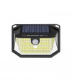 ΗΛΙΑΚΟΣ ΠΡΟΒΟΛΕΑΣ LED ΜΑΥΡΟΣ 1W 6400K (ΨΥΧΡΟ ΦΩΣ) 170Lm ΜΕ ΑΙΣΘΗΤΗΡΑ PHOTO & PIR 18650 3,7V 1200mAh IP44 SOLIGHT T 3210170 VITO